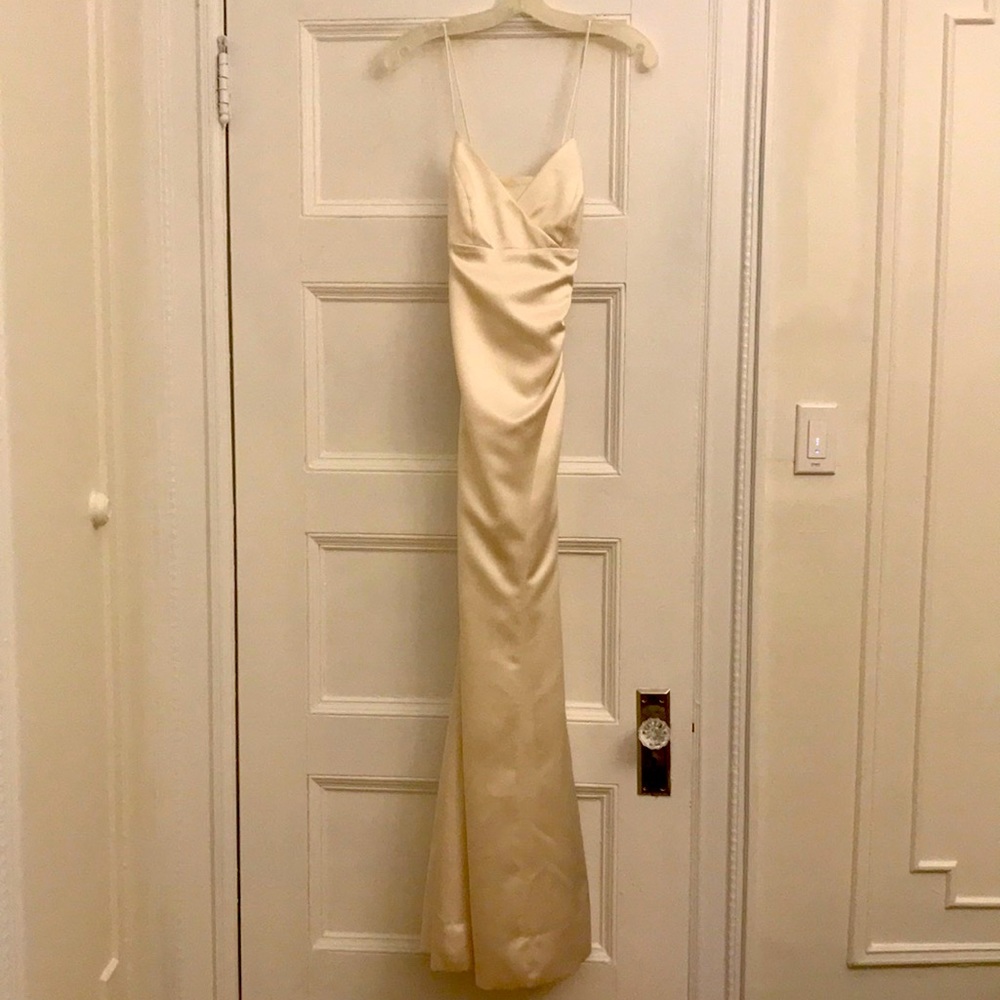 Nicole Miller white bridal gown